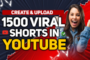 Create and upload 300 unique youtube shorts and tiktok videos