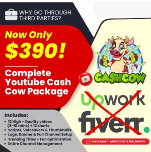 Complete Youtube Cashcow Package